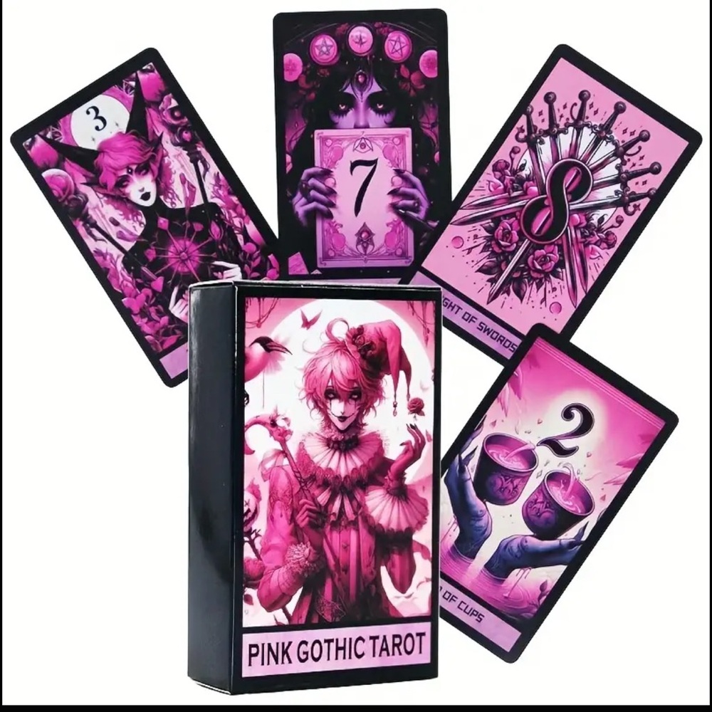 Pink Gothic Tarot Card Deck